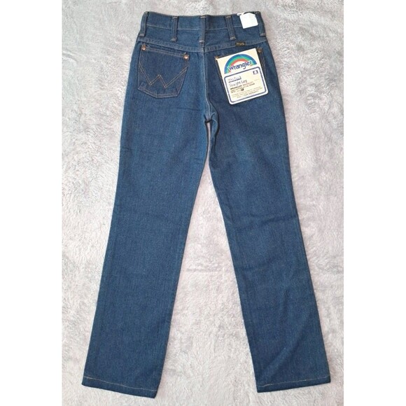 Vintage Wrangler Student Straight Leg Jeans 26x32 Deadstock NWT 70s Made in USA - Picture 11 of 12